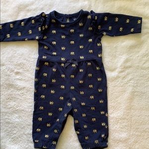One piece baby girl outfit - worn once
